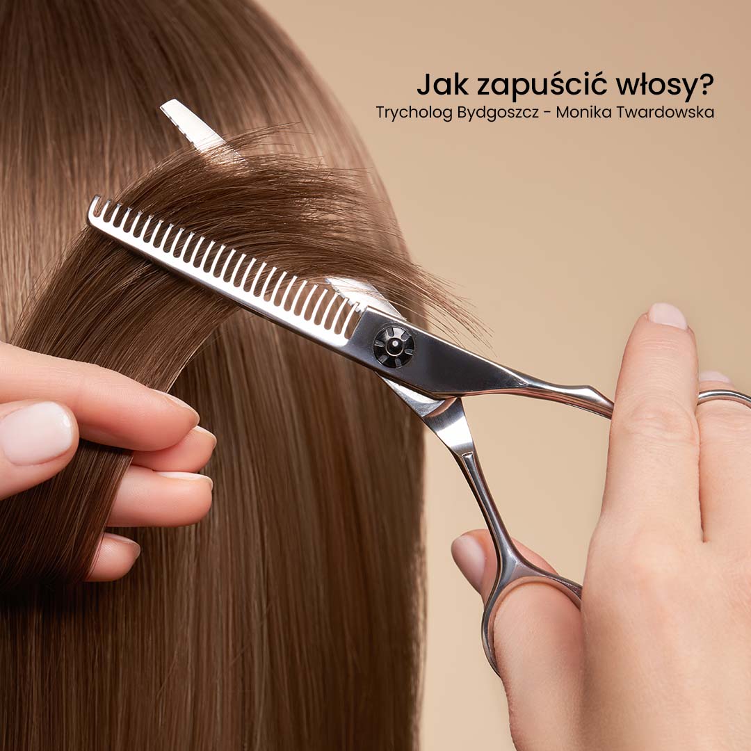 fryzjer nożyczka obcina włosy kobiety